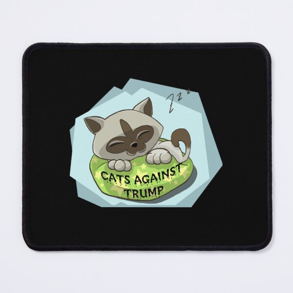Item preview, CATS AGAINST TRUMP STICKERS AND T-SHIRTS designed and sold by Nyome Afrique Art & Designs .