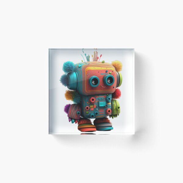 Item preview, Lil Rave Bot: A Robotic Rave in Street Art designed and sold by BattleEtiquette.