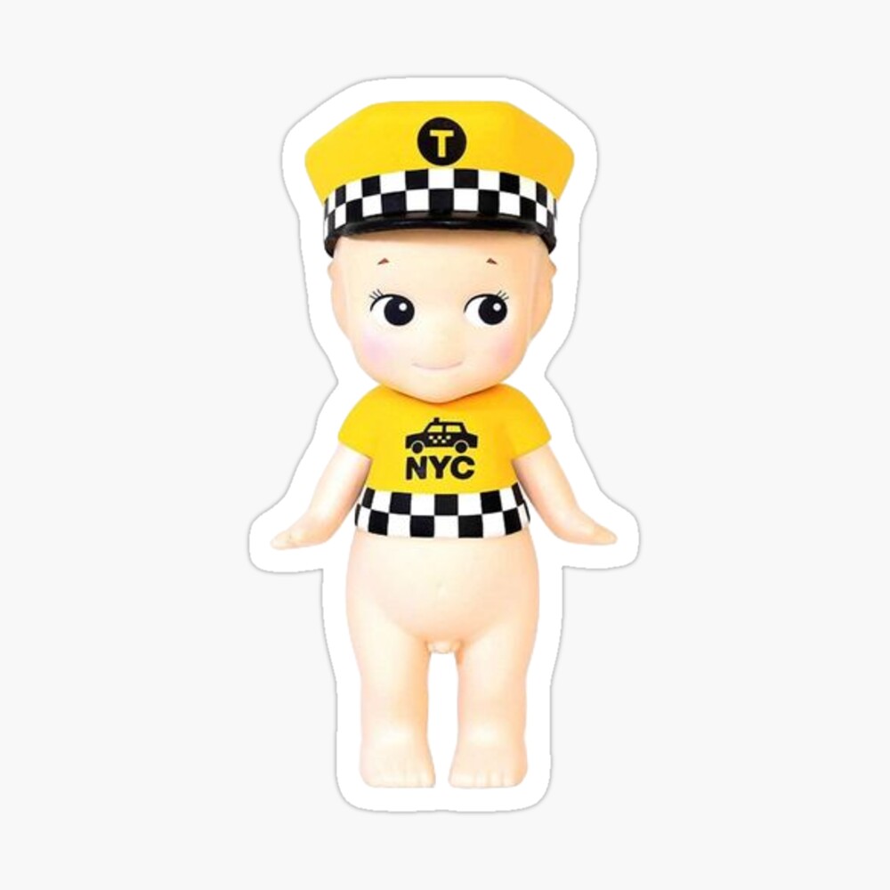 Taxi Sonny Angel Sticker for Sale by euforic