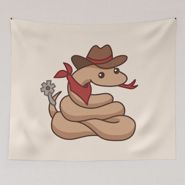 Item preview, Cowboy Snek designed and sold by CassandraDayArt.