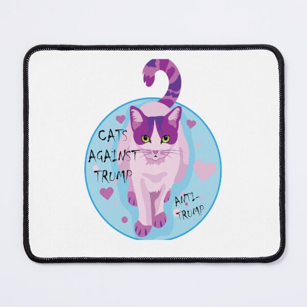 Item preview, CATS AGAINST TRUMP STICKERS designed and sold by Nyome Afrique Art & Designs .