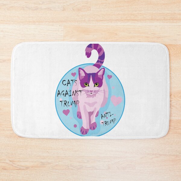 Item preview, CATS AGAINST TRUMP STICKERS designed and sold by Nyome Afrique Art & Designs .