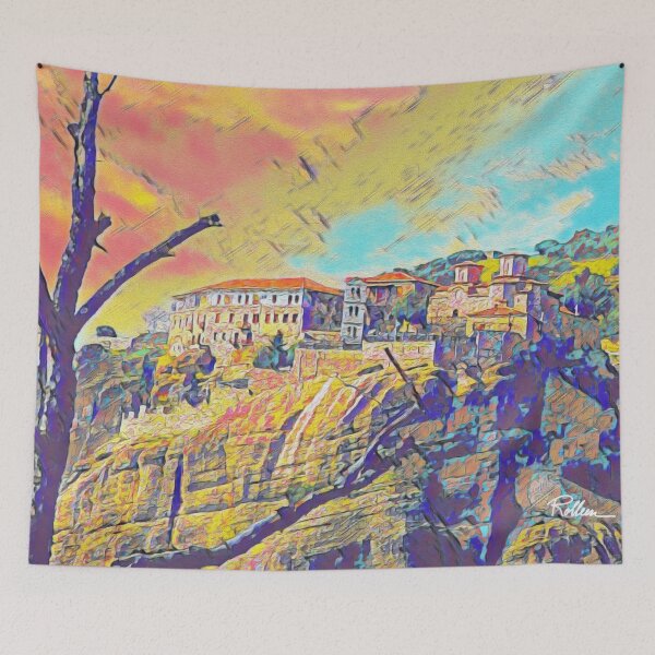 Item preview, AT THE EDGE OF A CLIFF  designed and sold by ArtbyRolleen.