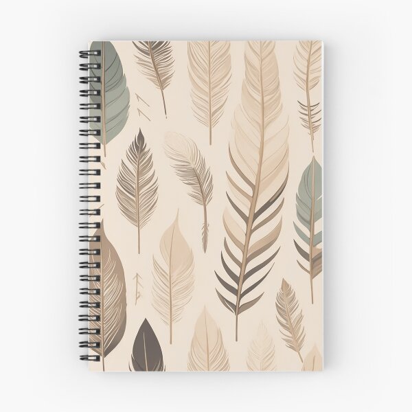 Item preview, Boho Feathers in neutral colors  designed and sold by humairadesigns1.