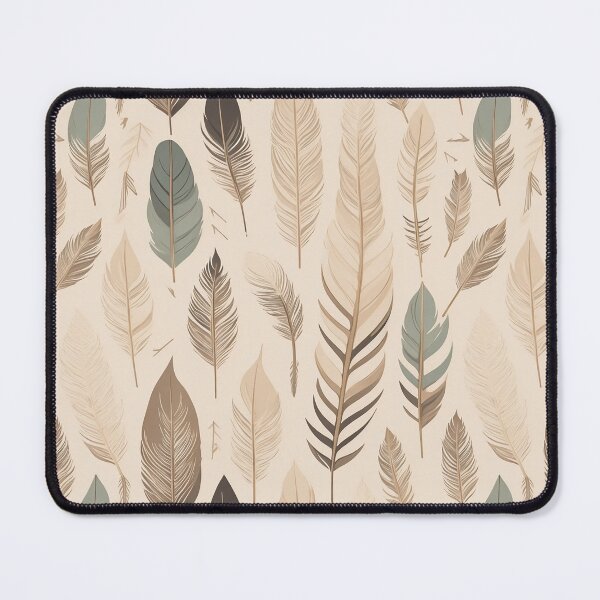 Item preview, Boho Feathers in neutral colors  designed and sold by humairadesigns1.