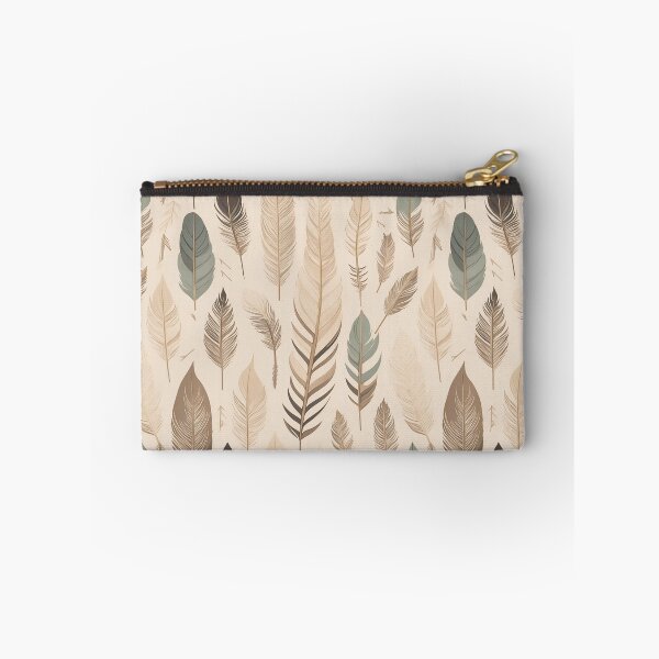 Item preview, Boho Feathers in neutral colors  designed and sold by humairadesigns1.