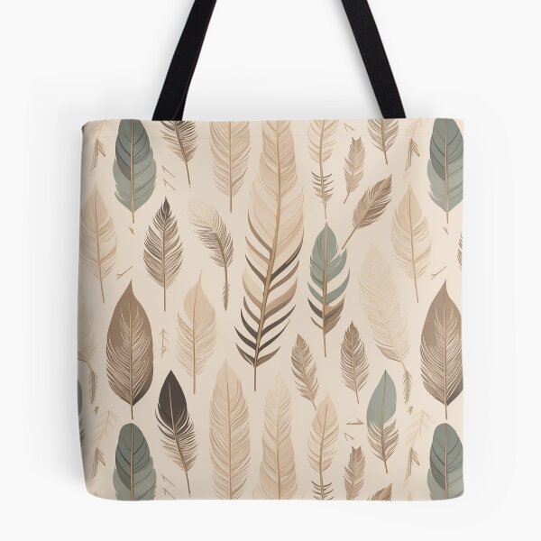 Item preview, Boho Feathers in neutral colors  designed and sold by humairadesigns1.