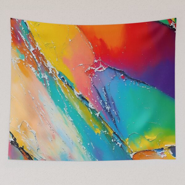 Item preview, Vibrant Expressions: Abstract Texture designed and sold by LeonAndrewRazon.