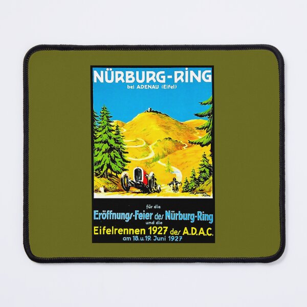 Item preview, NURBURG-RING  Vintage 1927 Auto Racing Advertising Print Art Print 	 designed and sold by qxfaxkzeun85.