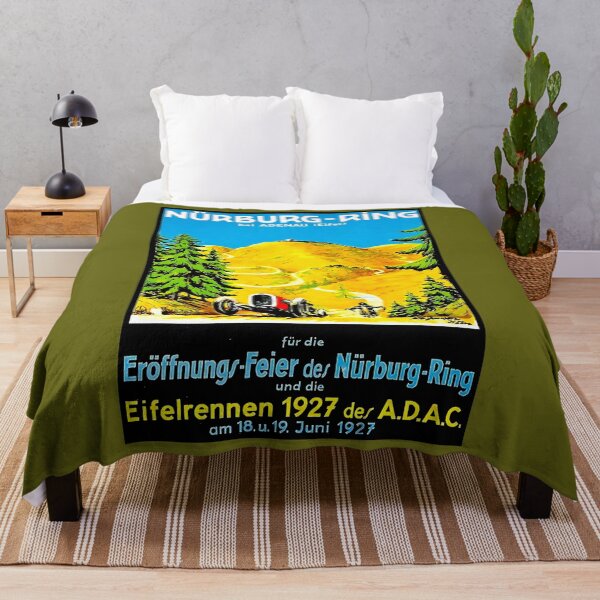 Item preview, NURBURG-RING Vintage 1927 Auto Racing Advertising Print Art Print designed and sold by qxfaxkzeun85.