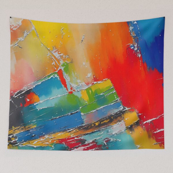 Item preview, Vibrant Expressions: Abstract Texture designed and sold by LeonAndrewRazon.