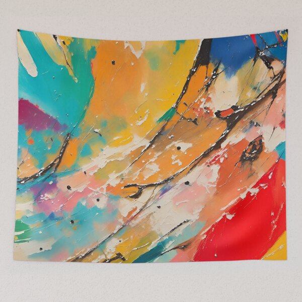 Item preview, Vibrant Expressions: Abstract Texture designed and sold by LeonAndrewRazon.