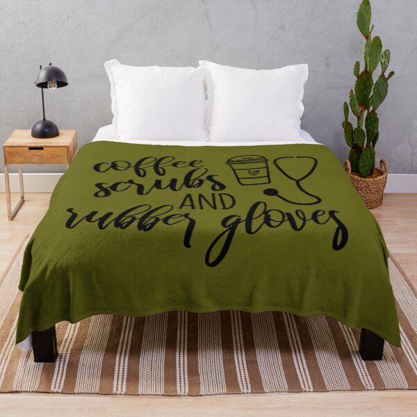 Item preview, Nurse Coffee Scrubs and Rubber Gloves designed and sold by qxfaxkzeun85.
