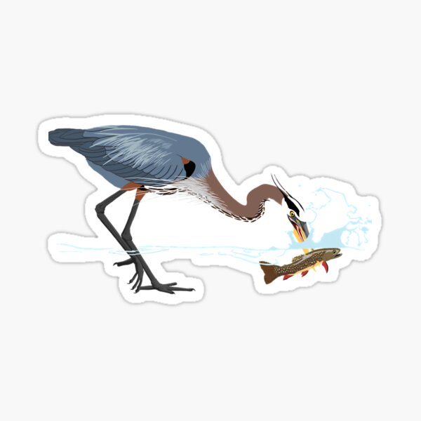 Item preview, Great Blue Heron 	 5	 designed and sold by xmadwguqn78.