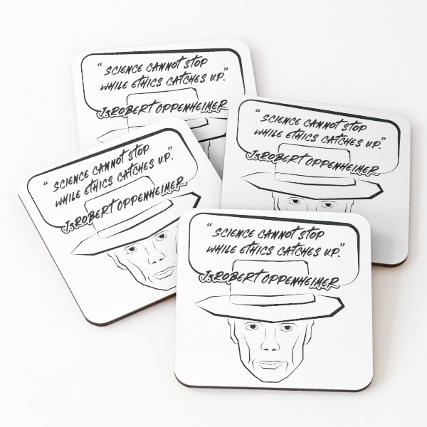 Item preview,  j robert oppenheimer quote scicnce cannot stop while ethics catches up. designed and sold by MortalRight.