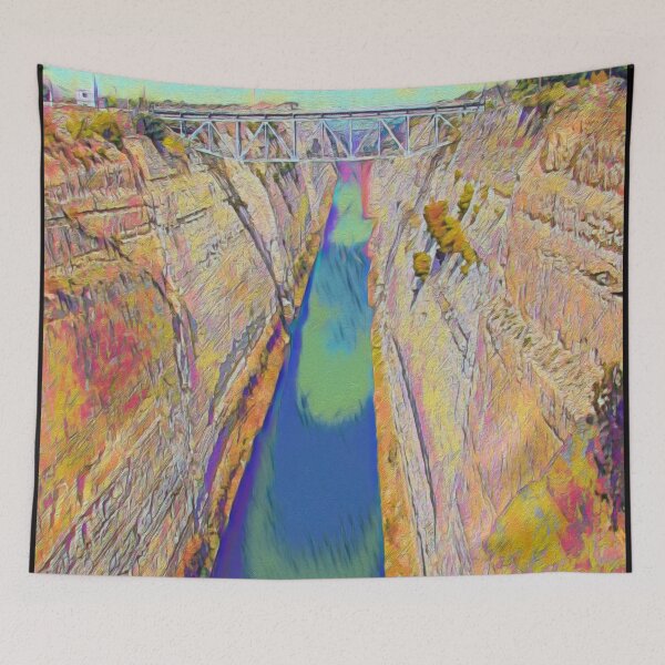 Item preview, CORINTH CANAL designed and sold by ArtbyRolleen.