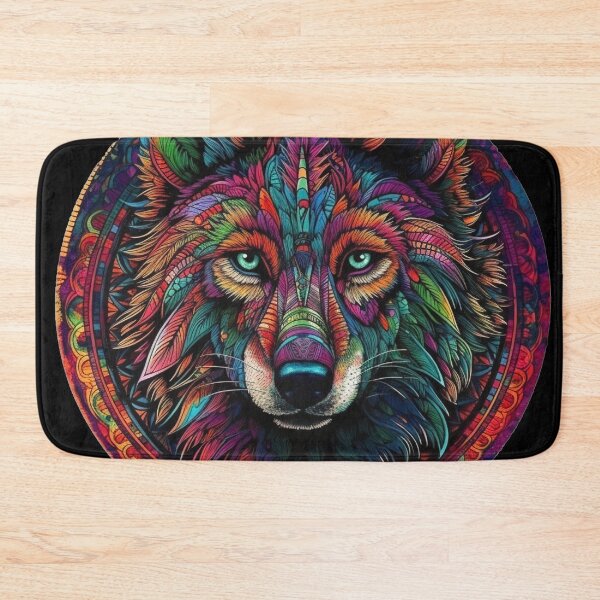 Item preview, Ayahuasca Wolf designed and sold by bysilvaart.