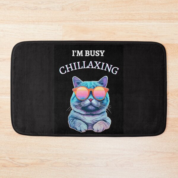Item preview, I'm Busy Chillaxing designed and sold by Planet Agora.