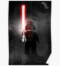 Darth Vader - Star wars lego digital art. Poster