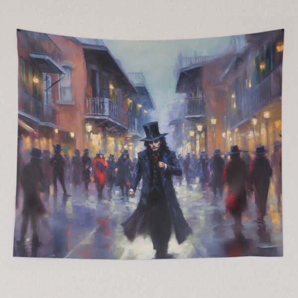 Item preview, a Vampire on Bourbon Street large background designed and sold by stevepmp.