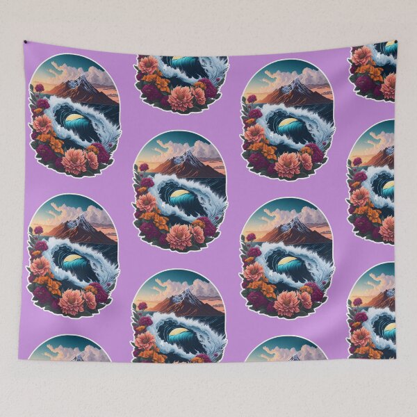 Item preview, Steep Refuge: Boundless Beauty in Seas and Mountains" designed and sold by ArtisticSparkle.