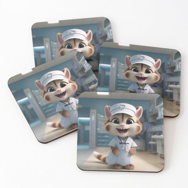 Item preview, Hospital Nurse Cat designed and sold by CreativeShed.
