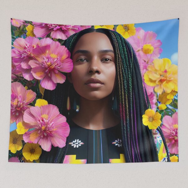 Item preview, Fille en Fleurs designed and sold by dreamkaistudios.
