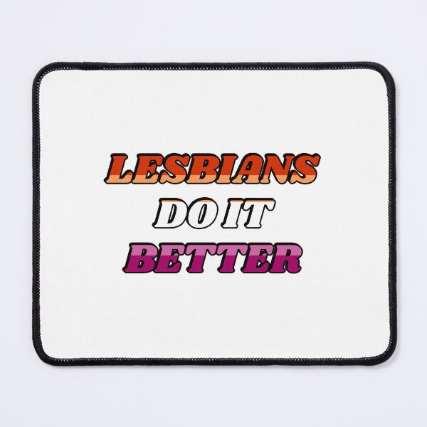 Item preview, Lesbians do it better - Lesbian pride flag colors designed and sold by Inspirationmotivation.