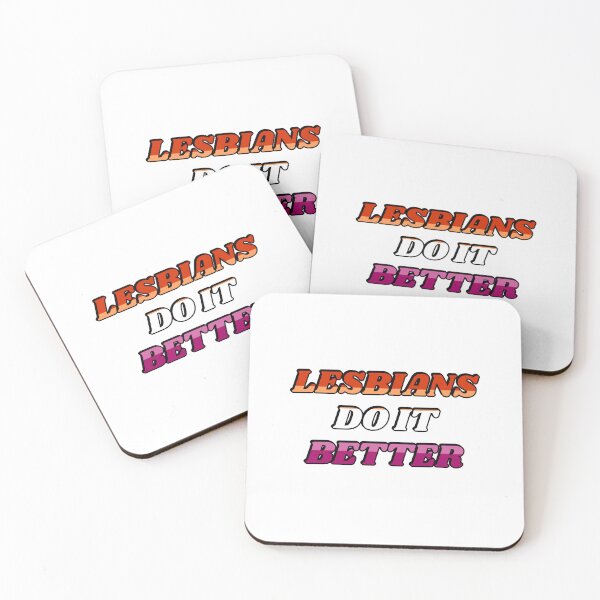 Item preview, Lesbians do it better - Lesbian pride flag colors designed and sold by Inspirationmotivation.