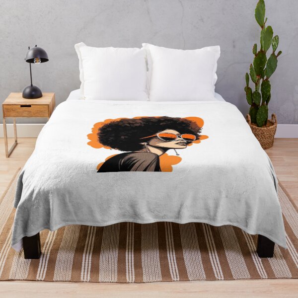 Item preview, African woman with a glorious afro.  designed and sold by evonte.