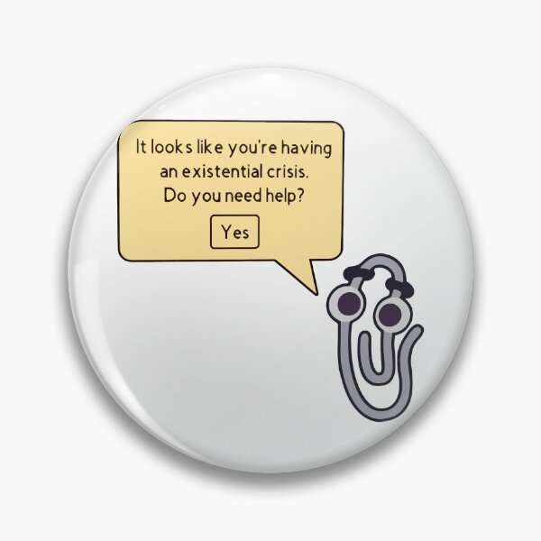 Item preview, Clippy the Paperclip Paper clip Funny meme designed and sold by williamsethan.
