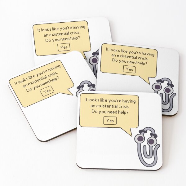 Item preview, Clippy the Paperclip Paper clip Funny meme designed and sold by williamsethan.