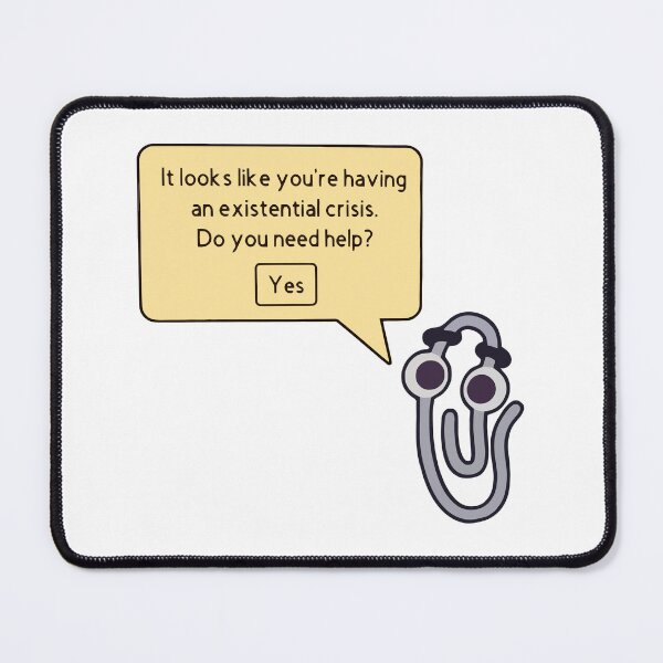 Item preview, Clippy the Paperclip Paper clip Funny meme designed and sold by williamsethan.