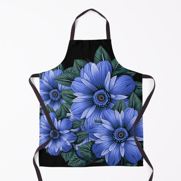 Item preview, Cute Pastel Blue Hawaiian Hibiscus Flower Pattern designed and sold by IHeartArts.