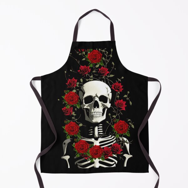 Item preview, Skeleton with Roses Design, Cool Skeleton Print on a Dark Background. designed and sold by TGAL2.
