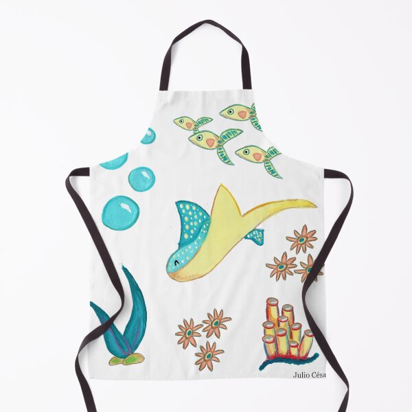Item preview, Stingray, bajo el mar, animales marinos, vida acuática, dibujo de rayas designed and sold by Manitoquerido.