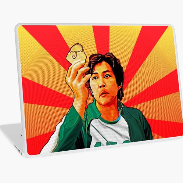 Item preview, SQUID GAME - The Man With the Umbrella (red/yellow) designed and sold by JakeMauiDesign.