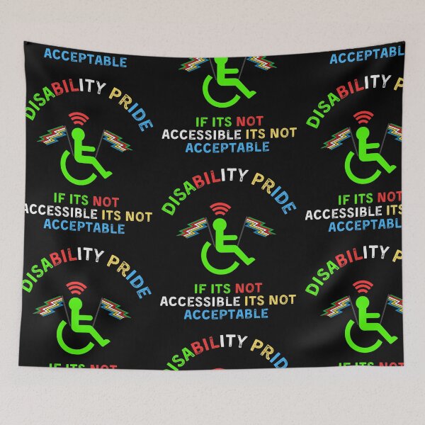 Item preview, Disability Pride Flag designed and sold by WoodburyLake.