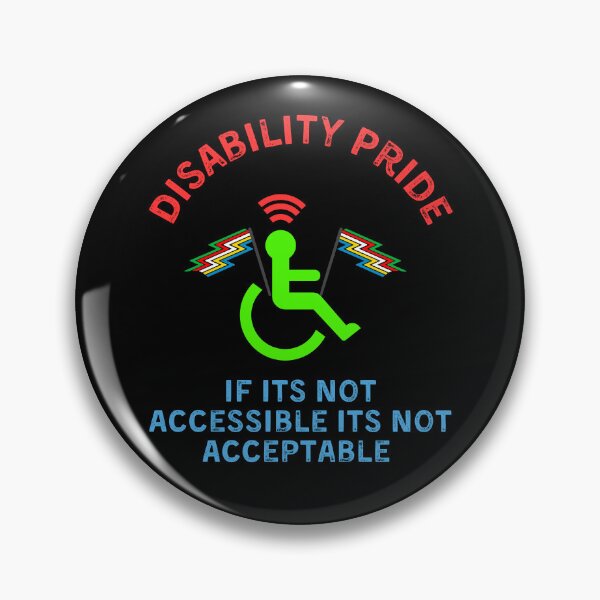 Item preview, Disability Pride Flag designed and sold by WoodburyLake.