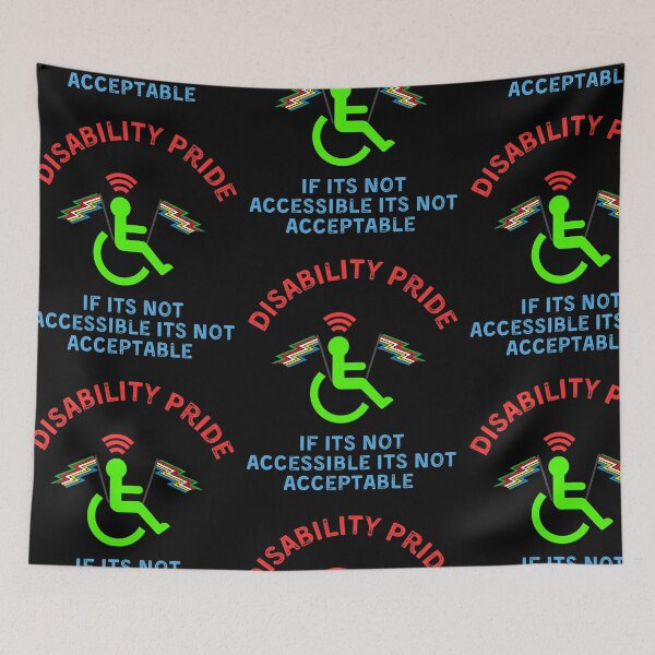 Item preview, Disability Pride Flag designed and sold by WoodburyLake.