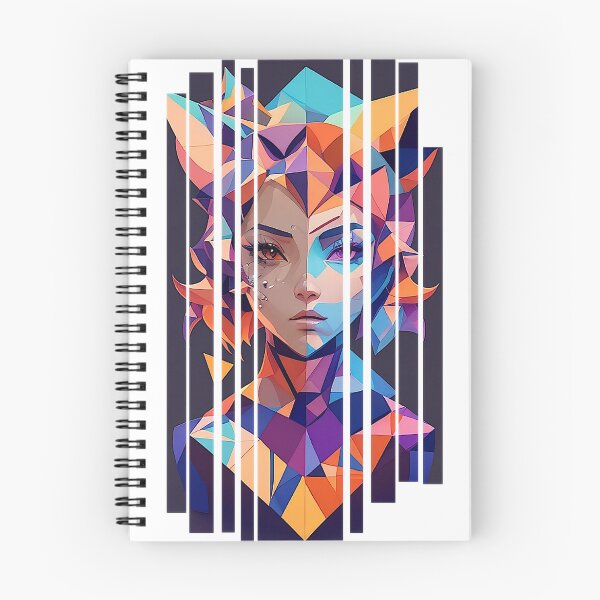 Item preview, A beautiful woman in geometric design designed and sold by njokindegwa.