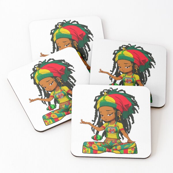 Artikelvorschau, Reggae-Yoga-Mädchen entworfen und verkauft von reggaeartgifts.