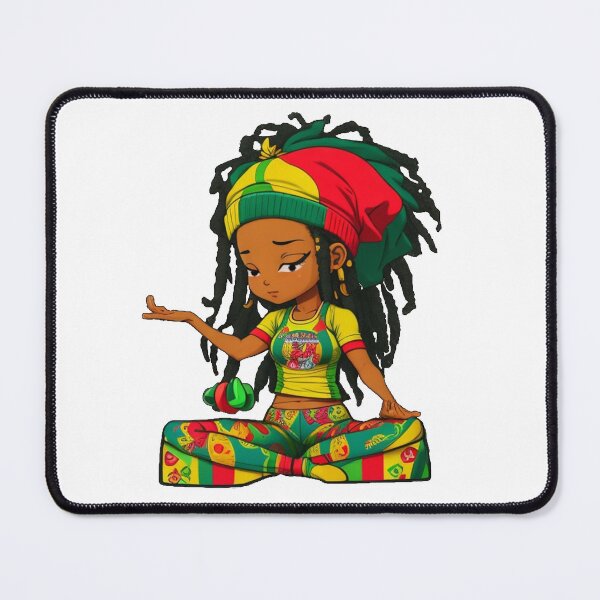 Item preview, Reggae Yoga Girl designed and sold by reggaeartgifts.