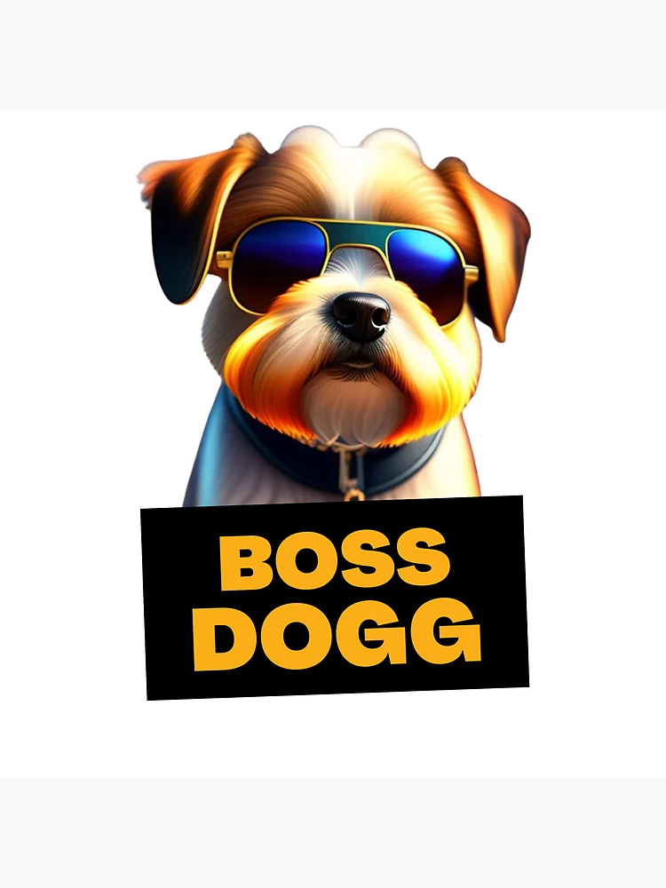 Thumbnail 4 of 4, Clock, Stylish Dog designed and sold by MxDesign-RJ.