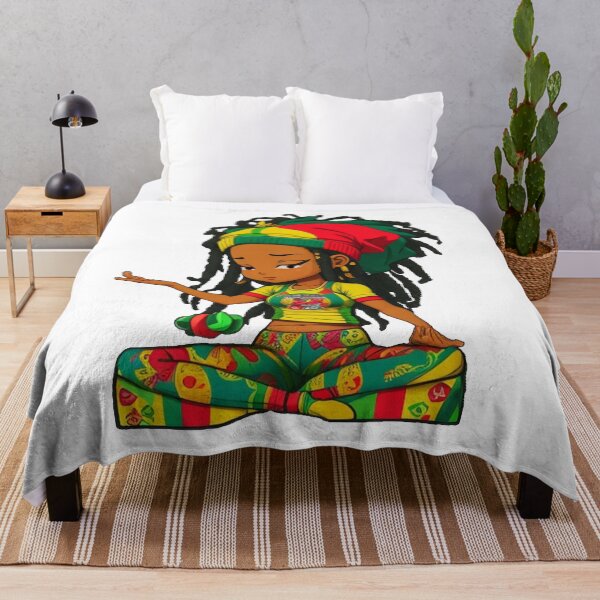 Item preview, Reggae Yoga Girl designed and sold by reggaeartgifts.