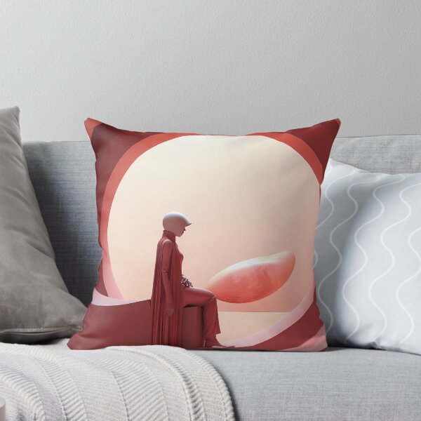 Item preview, Minimalist design with a woman in red and pink tones designed and sold by AuraDGN.