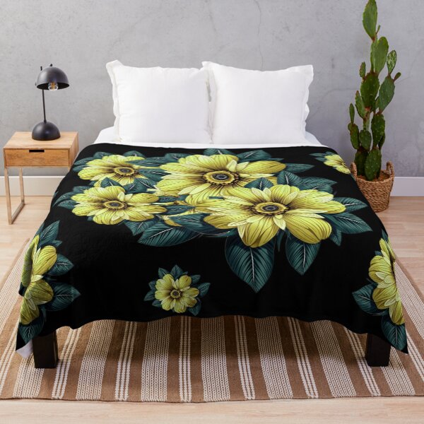Item preview, Cute Pastel Yellow Hawaiian Hibiscus Flower Pattern designed and sold by IHeartArts.