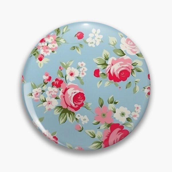 Item preview, Pretty White Floral Vintage Roses Pattern designed and sold by Sir Meow Meow.