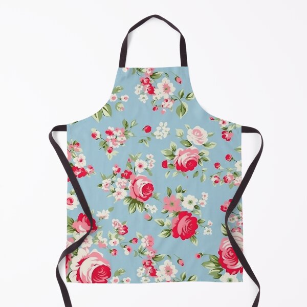 Item preview, Pretty White Floral Vintage Roses Pattern designed and sold by Sir Meow Meow.