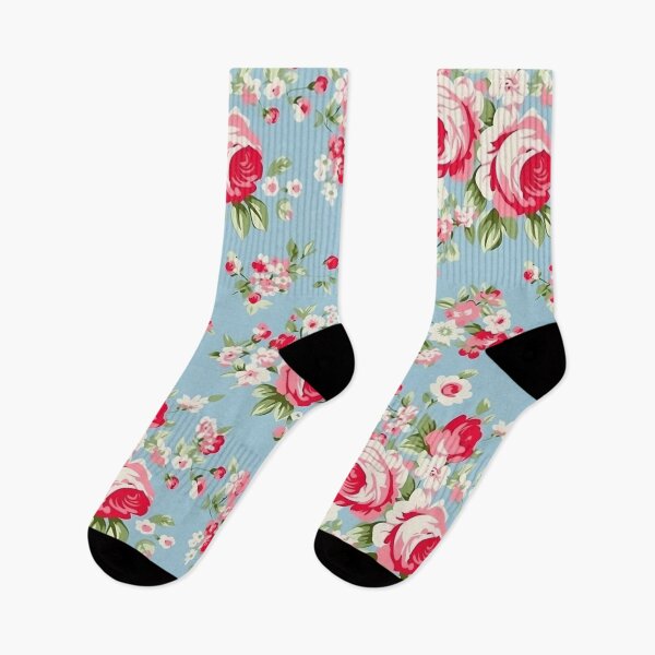 Item preview, Pretty White Floral Vintage Roses Pattern designed and sold by Sir Meow Meow.